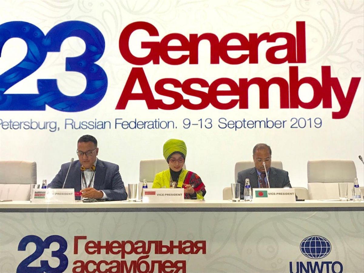 Keren, Indonesia Pimpin Sidang Umum UNWTO ke-23