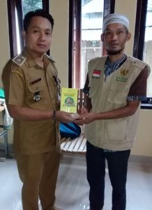 Usai Baznas Sosialisasi, Kades Langda Langsung Bayar Zakat