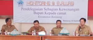 3.9 foto bantaeng pemda delegasi Pemkab Monev Pendelegasian Kewenangan Bupati pada Camat