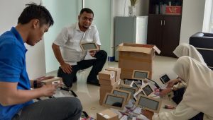 3.9 foto majene bank Bank Sulselbar Cabang Majene Sediakan Alat M-POS