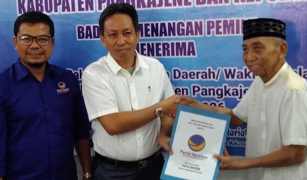 Efendi Kasmin, Mantan Sekda Pangkep Daftar Balon Wabup di Nasdem