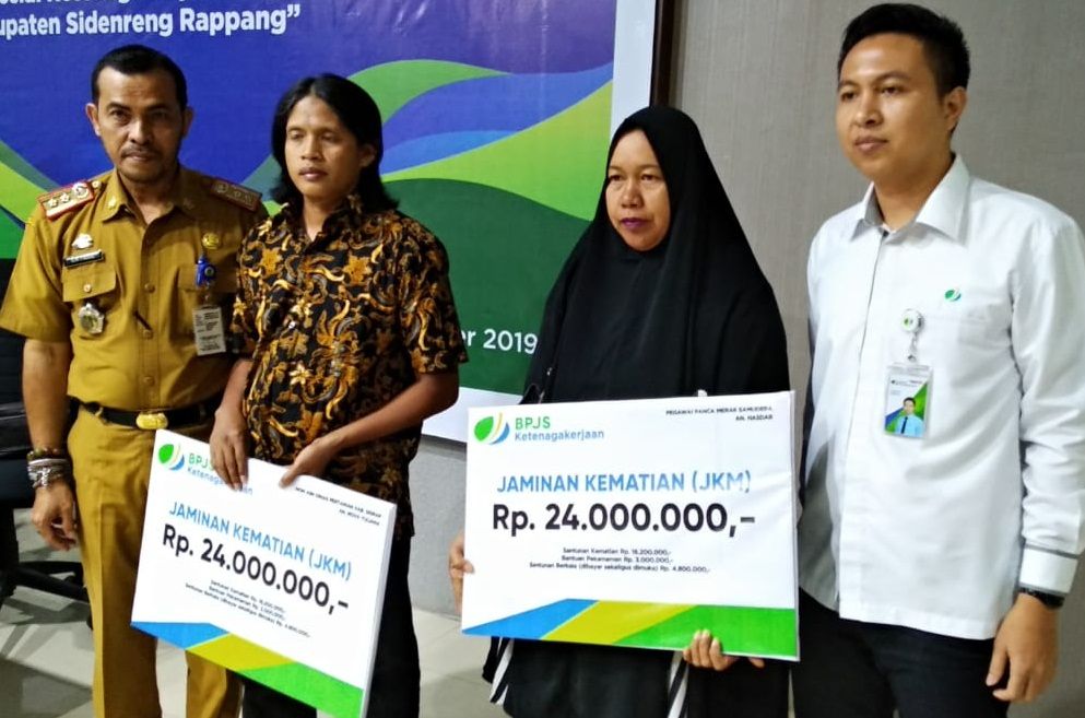 Aparat Pemerintahan Desa Di Sidrap Dilindungi BPJSTK