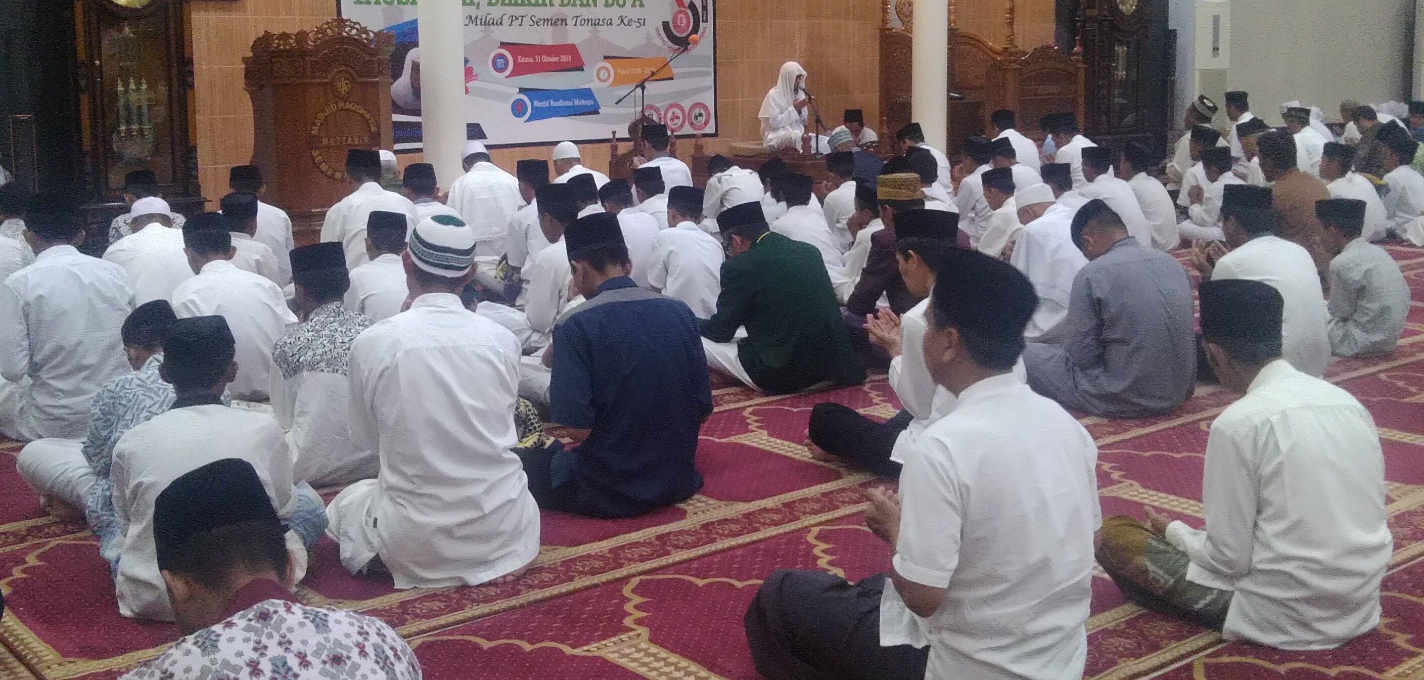 Tauziyah dan Zikir HUT ke -51 PT Semen Tonasa