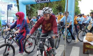 24.11 foto sinjai sepeda HUT Ke 48, KORPRI Sinjai Gelar Sepeda Santai