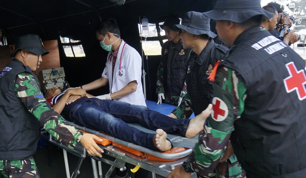 TRCM Lantamal VI Sigap Tangani Korban Bencana