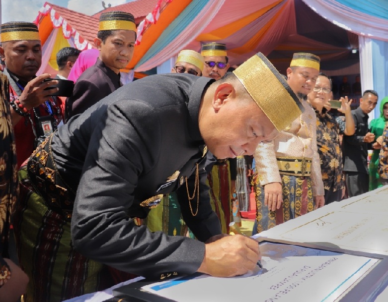 Berkah Hari Jadi Selayar, Penyalaan Listrik 1000 Pelanggan Warga Pulau Jampea