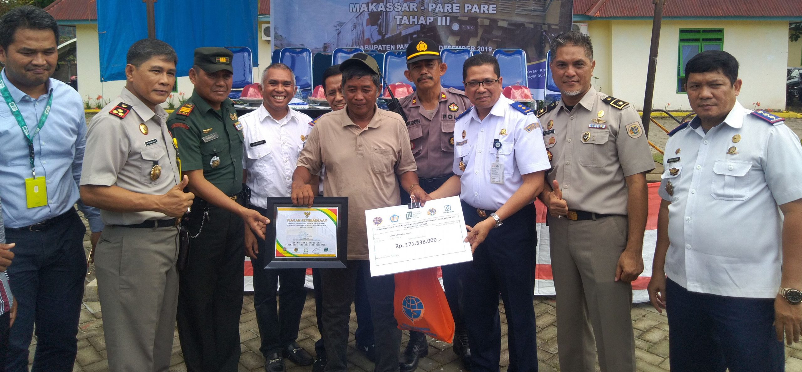 50 Bidang Lahan KA Telah Dibayar, Nilainya Rp11,7 M