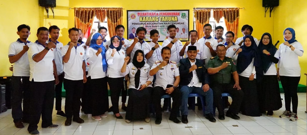 Ketua KT Sidrap Lantik Pengurus KT Kecamatan MaritengaE
