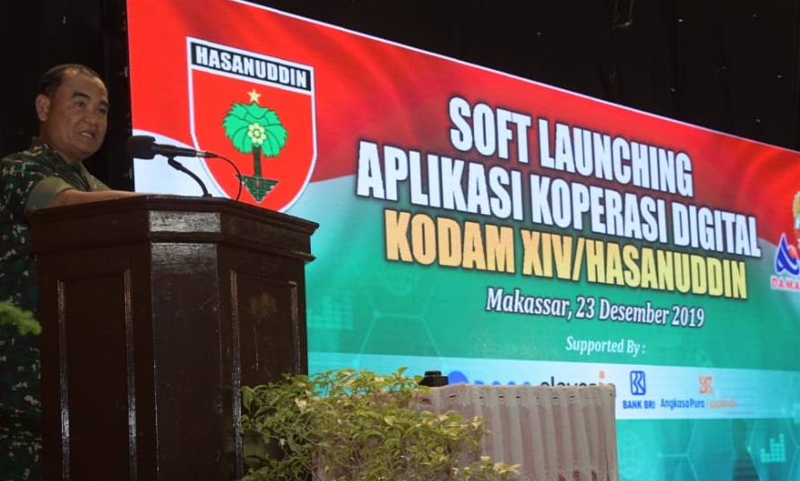 Demi Kesejahteraan Prajurit, Kodam Launching Aplikasi Koperasi
