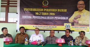 Legislator Sulsel Ince Langke Sosialisasi Perda Penyelenggara Pendidikan