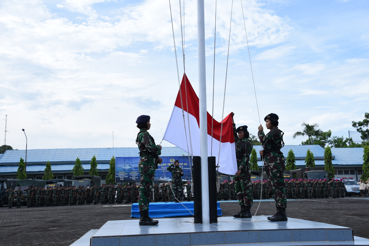 Lantamal VI Gelar Upacara Bendera Peringati Hari Ibu Ke-91 Tahun 2019
