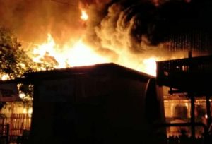 Tujuh Rumah Terbakar. Dua Meninggal, Kerugian Ratusan Juta