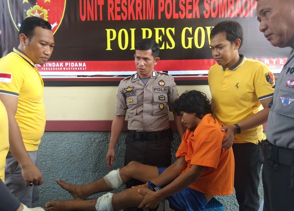Lima Bulan Buron, Polsek Somba Opu Ringkus Residivis Begal