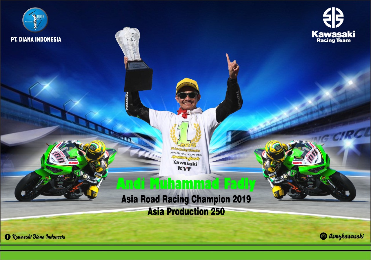 AM Fadly Juara ARRC 250CC di Thailand Akan Hadir di PT Diana Indonesia