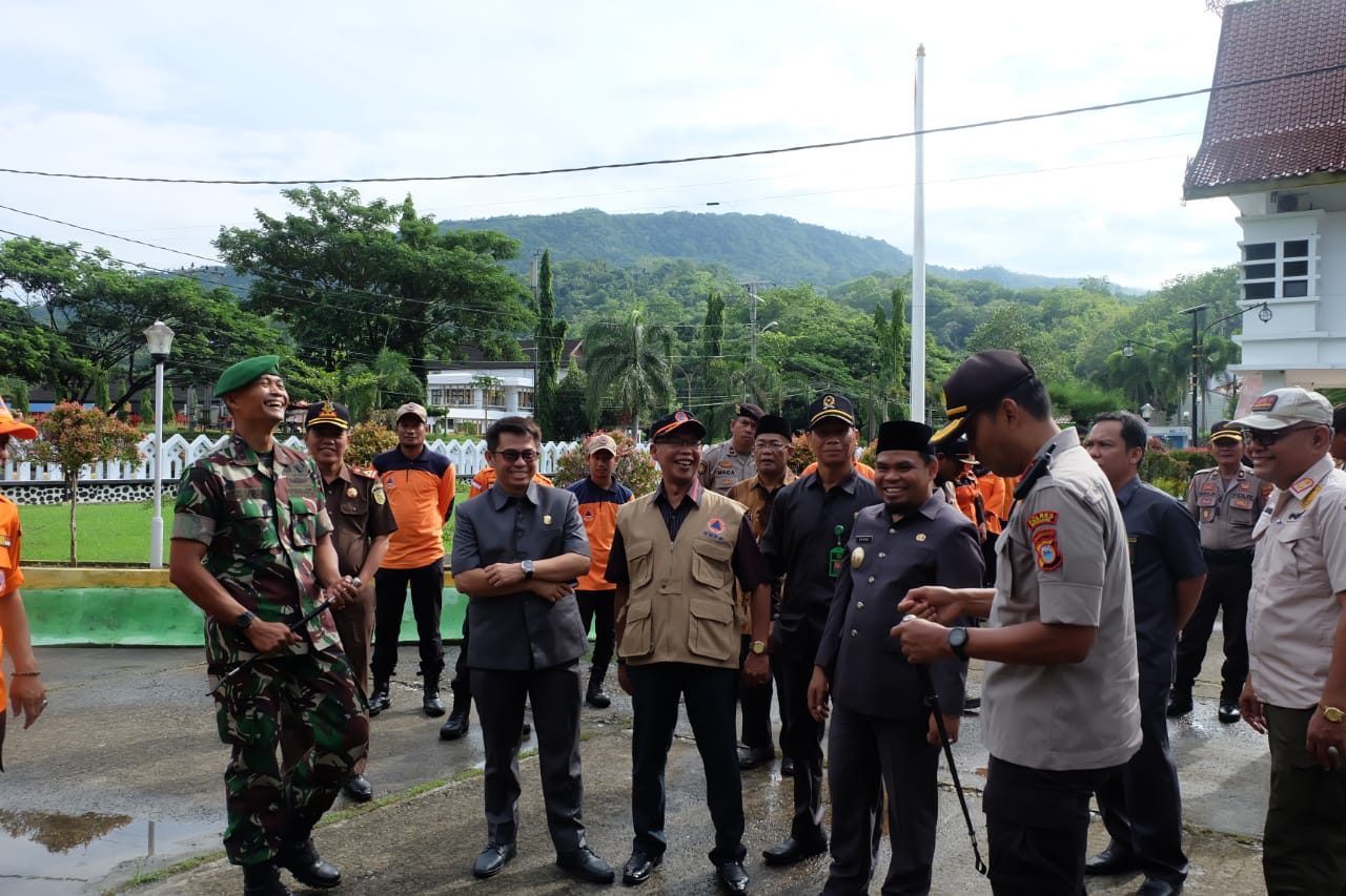 Asman sindir Pimpinan OPD Yang Tak Hadir Pada Apel Siaga Bencana