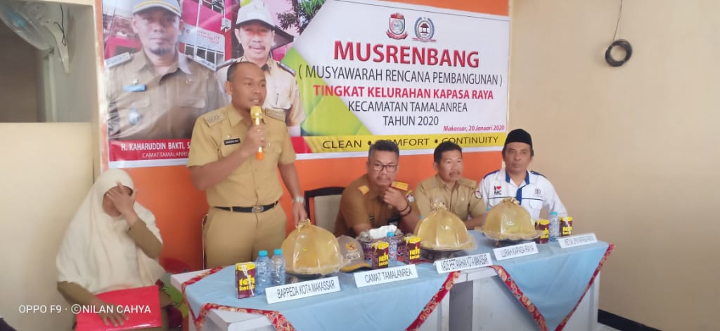 Camat Tamalanrea Buka Musrenbang Kelurahan Kapasa Raya