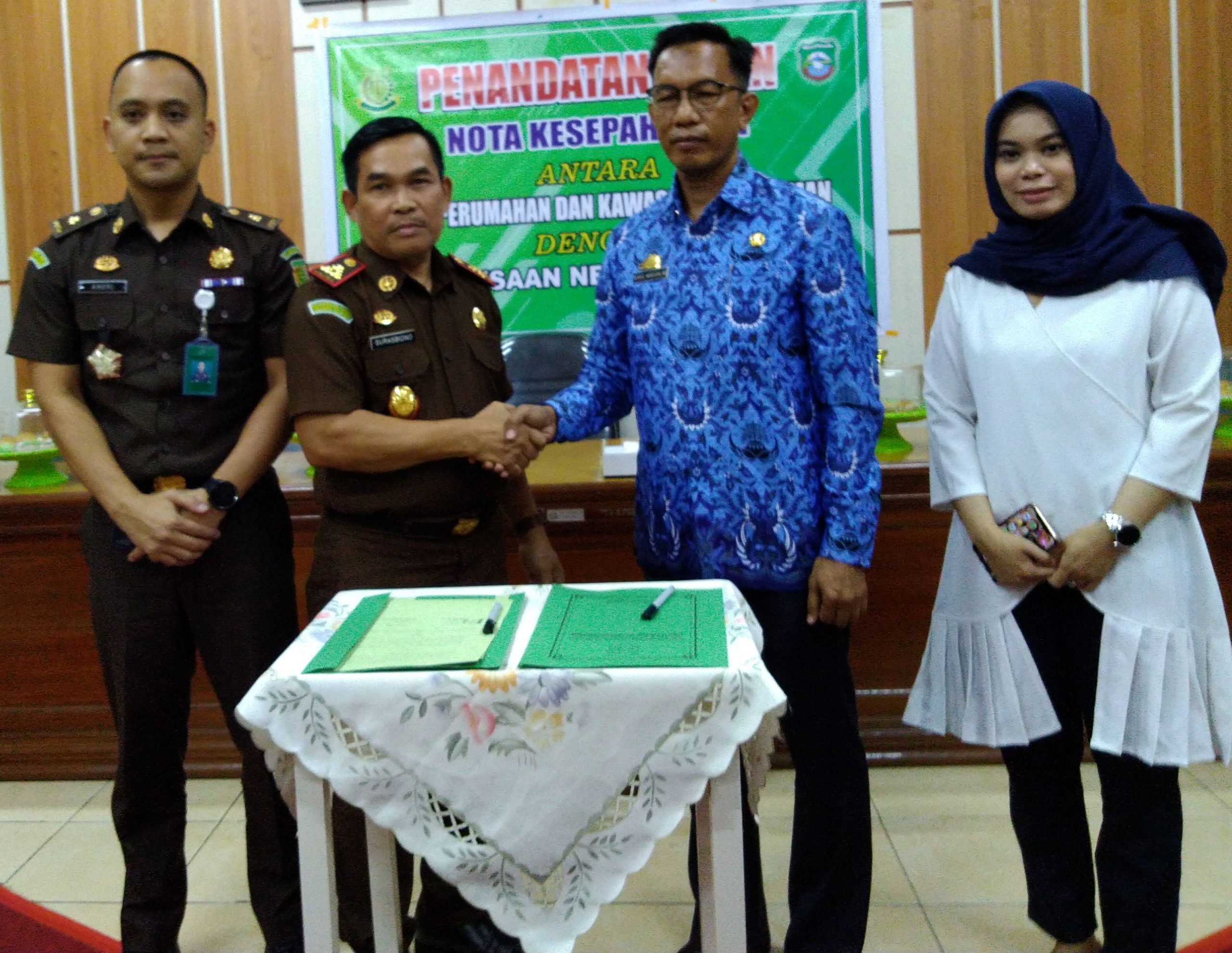 Kajari - OPD Teken MoU Pendampingan Hukum