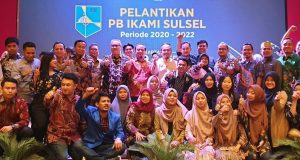 Sah, PB IKAMI Sulsel Periode 2020-2022 Dilantik, Wagub Hadir