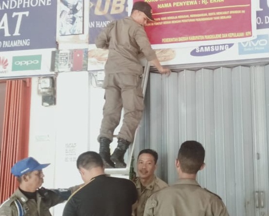 Puluhan Ruko Palampang Menunggak Biaya Sewa