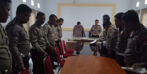 Kanit Jajaran Sat Lantas Polres Selayar Tandatangan Pakta Integritas