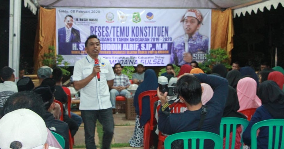 Reses Di Mario, Syaharuddin Alrif Bahas Pendidikan dan Pertanian