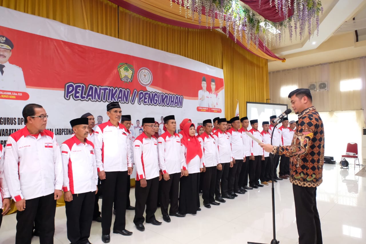 Adnan Lantik Pengurus ABPEDNAS Gowa 