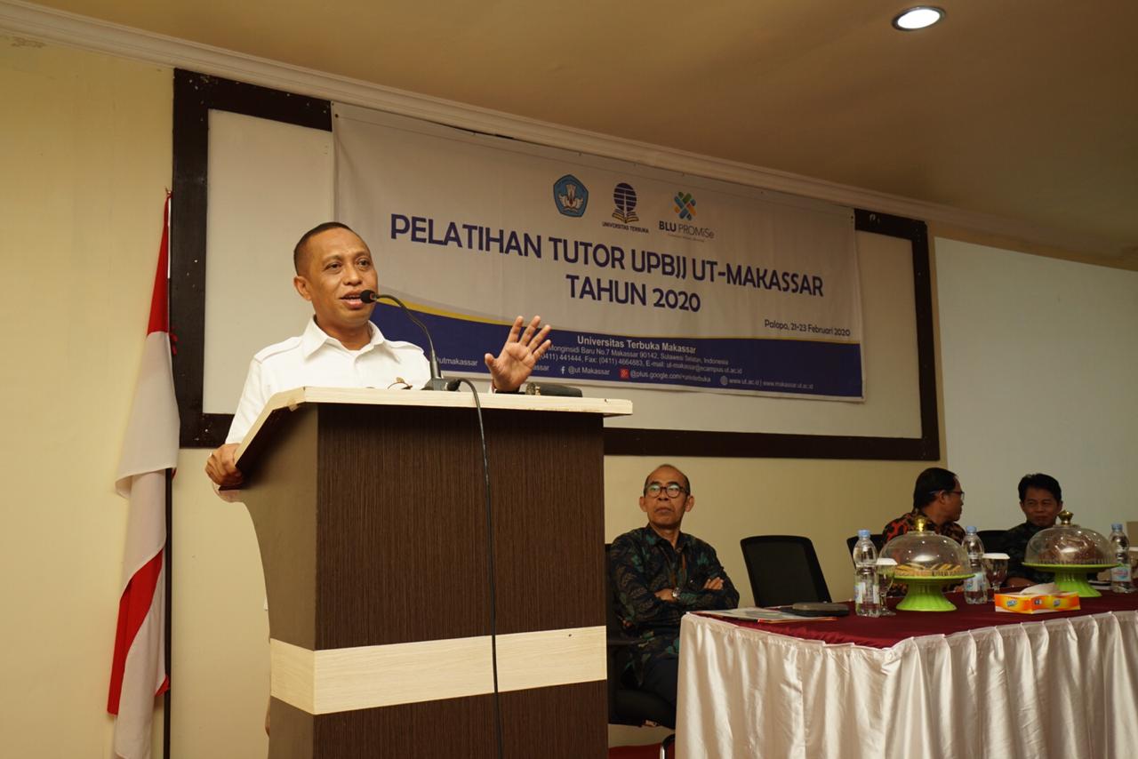 Wakil Walikota Palopo Buka Tutor UPBJJ