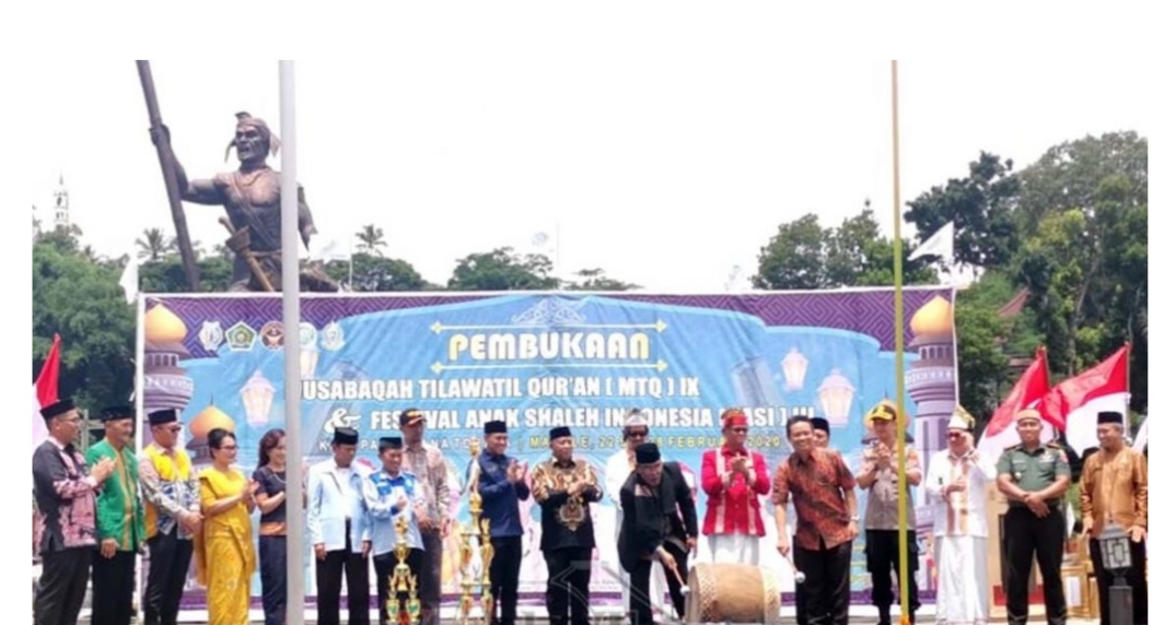 Kiyai dan Pendeta Pukul Beduk Pembukaan MTQ di Tana Toraja
