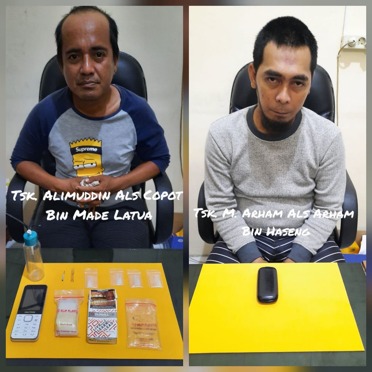 Memiliki Shabu, Dua Warga Kota Palopo Dibekuk