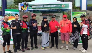Sekretaris LLdikti Wilayah IX Kunjungi Stand UMI di CFD