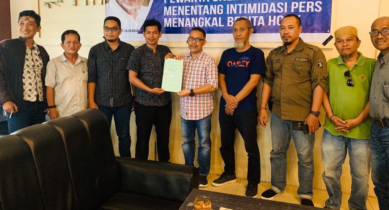 BAK Terima SK Ketua Umum DPP Pewarta Online Indonesia