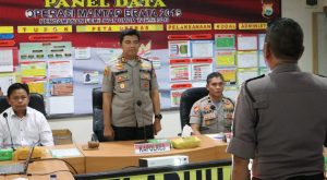 Ini Pesan Kapolres Pelabuhan Saat Pimpin Rapat Pra Ops Antik 2020