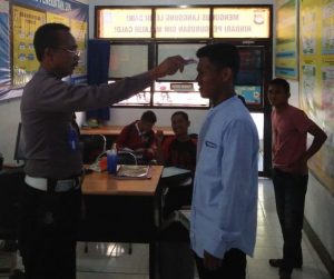 Antisipasi Penyebaran Virus Corona, Pemohon SIM di Cek Suhu Tubuh