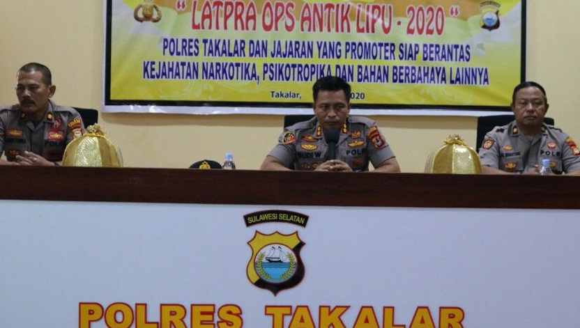 Kapolres Takalar : Semua Pihak Perlu Berpartisipasi Cegah Peredaran Narkoba