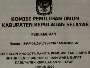 Perekrutan Anggota PPS Bersoal, KPU Selayar Disorot