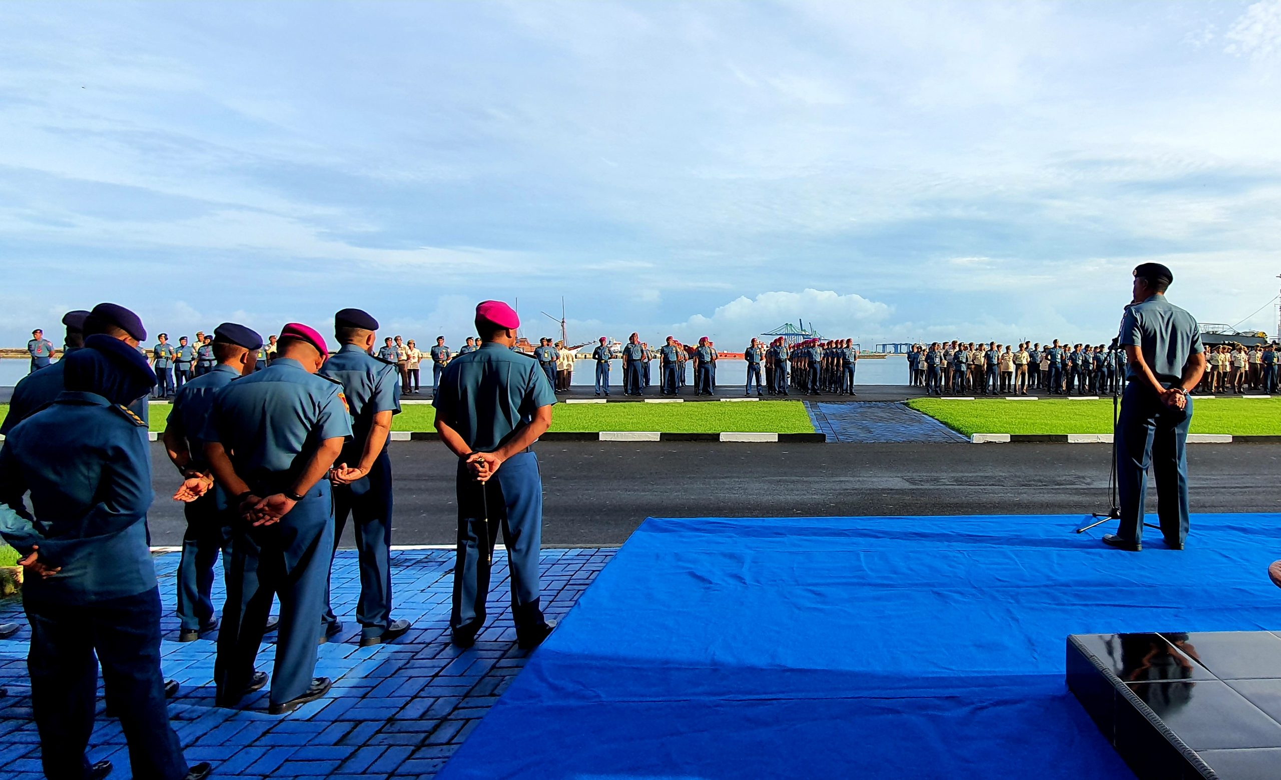 Wadan Lantamal VI Beri Pengarahan Kepada Personel Lantamal VI