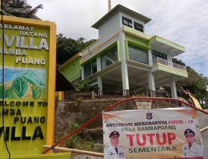 23.3 foto enrek tututp Antisipasi Covid-19, Dispopar Tutup Akses Sarana Olah Raga dan Obyek Wisata