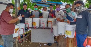 Pasar Induk Minasamaupa Siapkan Penampungan Air dan Antiseptik