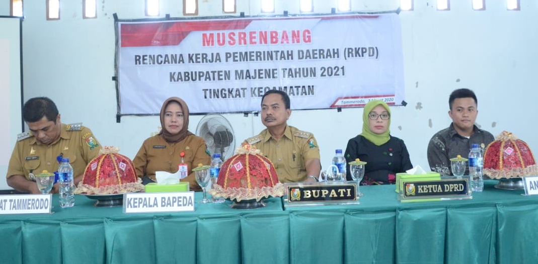 Tutup Musrenbang Kecamatan, Bupati Majene Tetap Fokus Pemantapan MP3