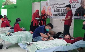 Srikandi Pemuda Pancasila Donor Darah, Terbanyak Pesertanya