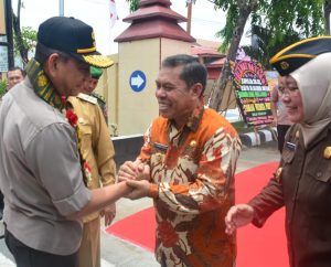 Bupati-Wabup Sambut Kunjungan Kapolda Sulsel di Polres Sidrap
