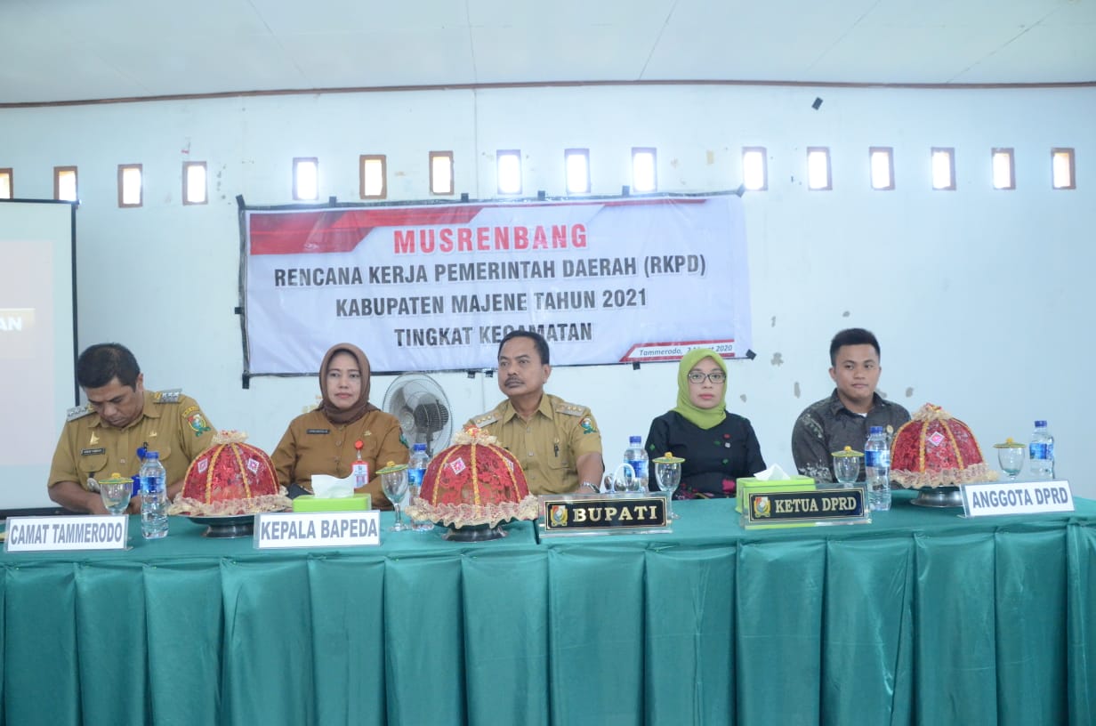 Tutup Musrembang Kecamatan, Bupati Majene Tetap Fokus Pemantapan MP3