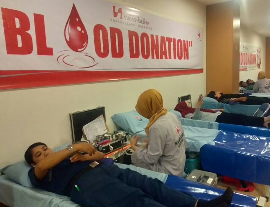 Galesong Group dan Swiss-Belinn Panakkukang Makassar Donor Darah