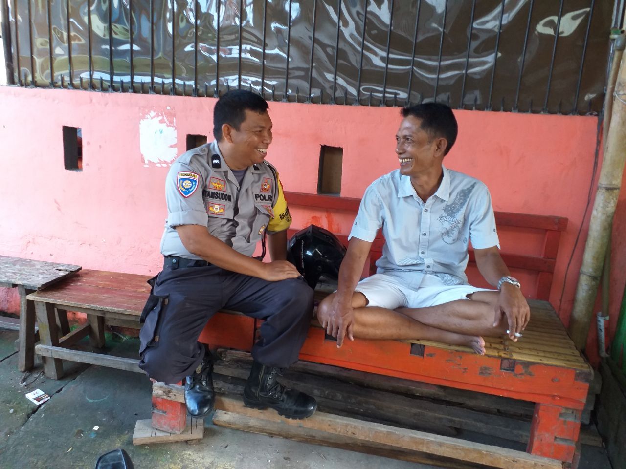Bhabinkamtibmas Tabaringan Himbau Warga Binaannya Antisipasi Berita Hoax 
