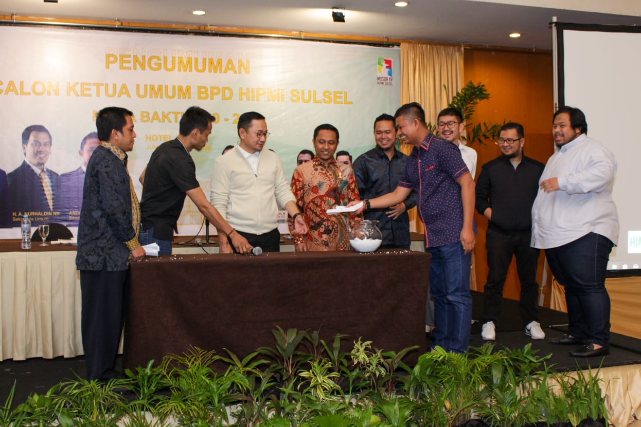 Pengumuman Calon Ketua Umum BPD HIPMI Sulawesi Selatan masa bakti 2020-2023