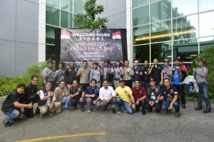 Sambut Rombongan Touring MBI Bandung, HDCI Anugrahkan Songkok Passapu