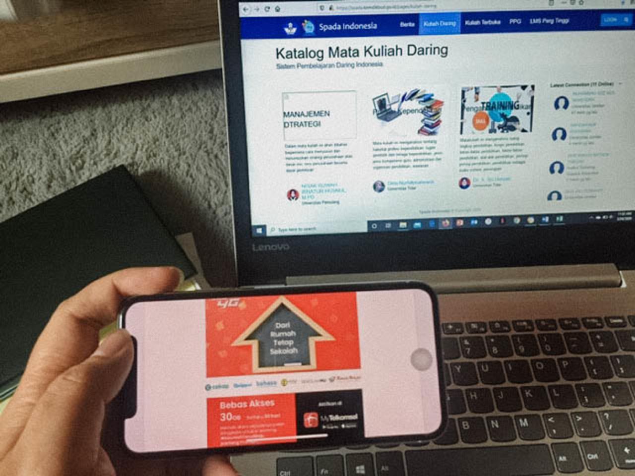 Telkomsel Kolaborasi 130 PT Beri Kemudahan Akses situs e-Learning Kampus