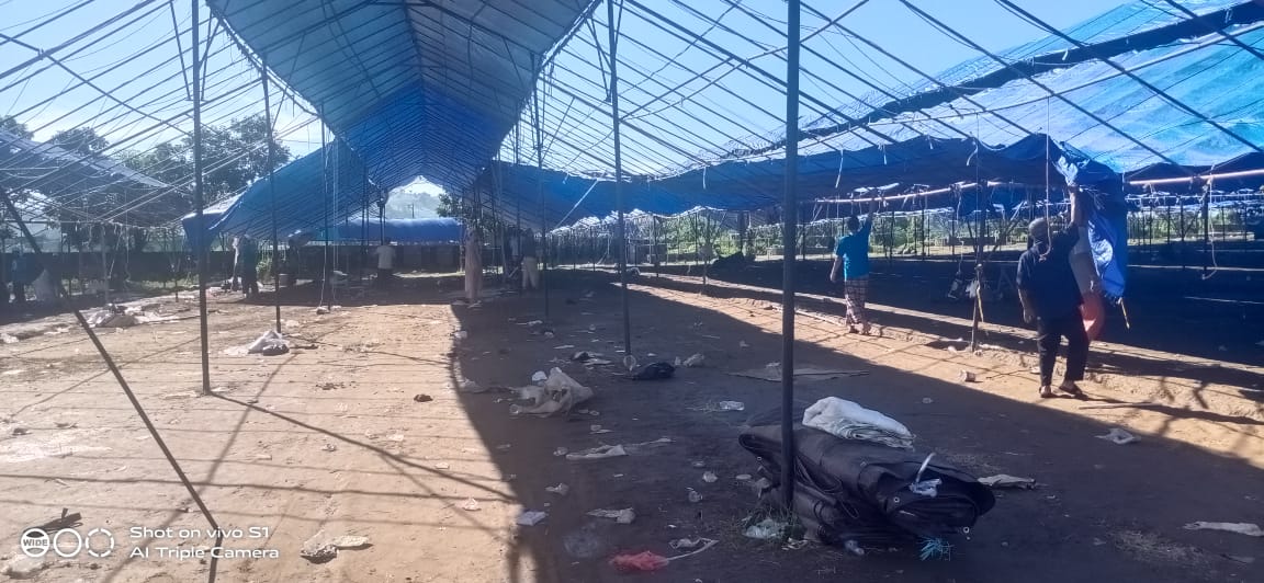 Seluruh Peserta Ijtima Zona Asia 2020 Telah Dipulangkan, Tenda-tenda Dilokasi Mulai Dibongkar