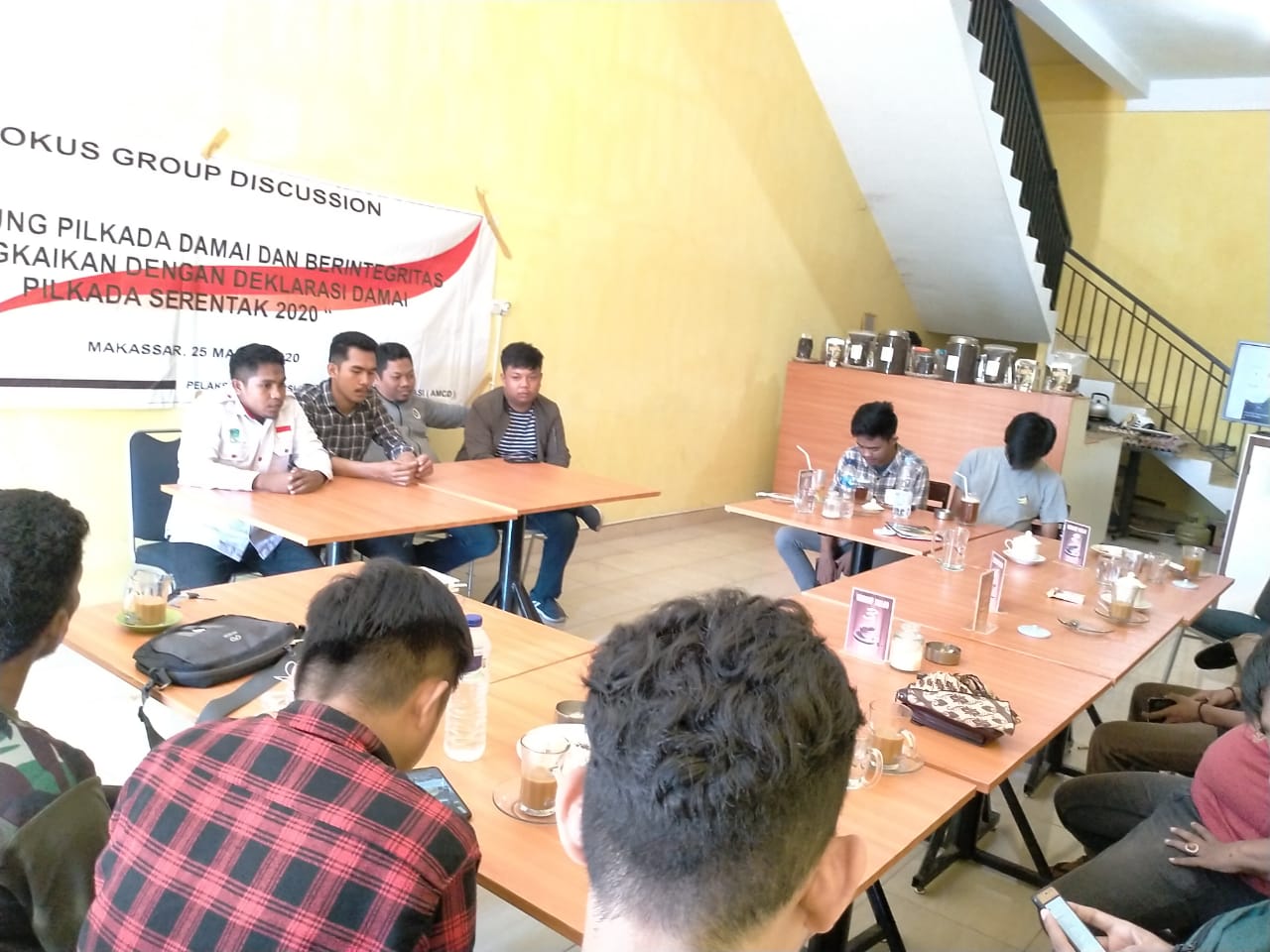 Aliansi Mahasiswa Cinta Demokrasi Gelar FGD dan Deklarasi Pilkada Damai Berintegritas 2020