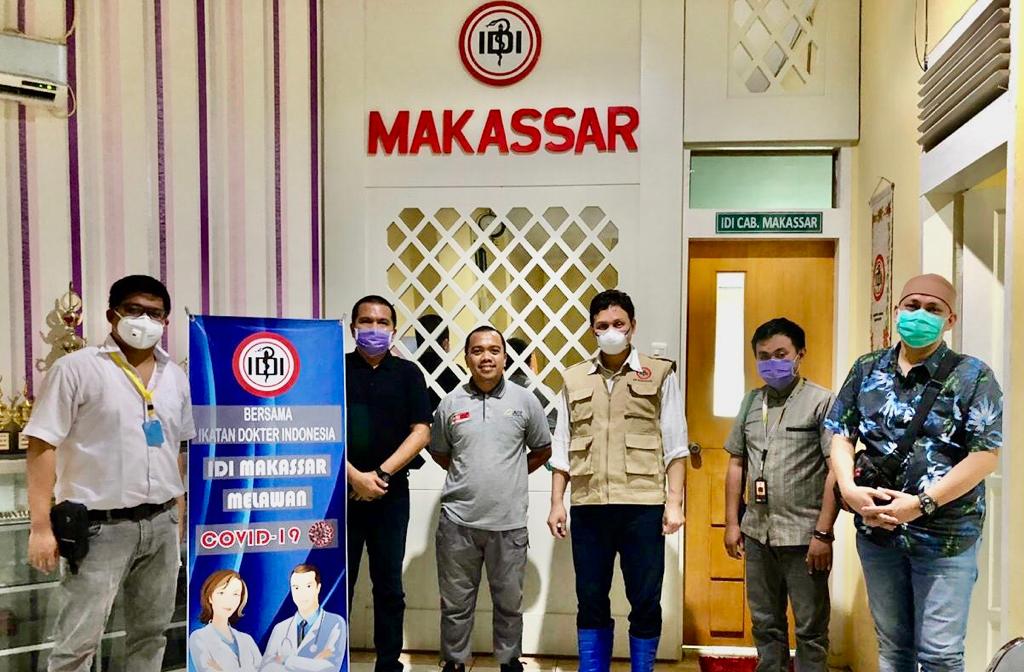 ACT Sulsel Dukung Satgas IDI Makassar Tanggap Covid-19